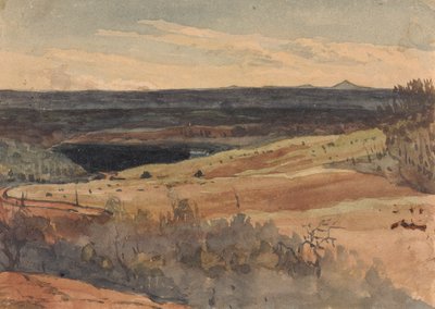 Rolling Fields, vuoret etäisyydellä tekijältä Thomas Sully