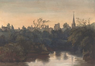 Kaupunkikuva joella tekijältä Thomas Sully