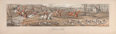 Neljän sarja: Full Cry. Lontoo, pubi. kirjoittanut Thos. McLean, 1824 tekijältä Thomas Sutherland
