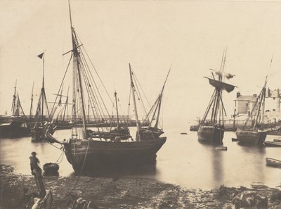 Harbour Scene, n. 1855. tekijältä Thomas Sutton.