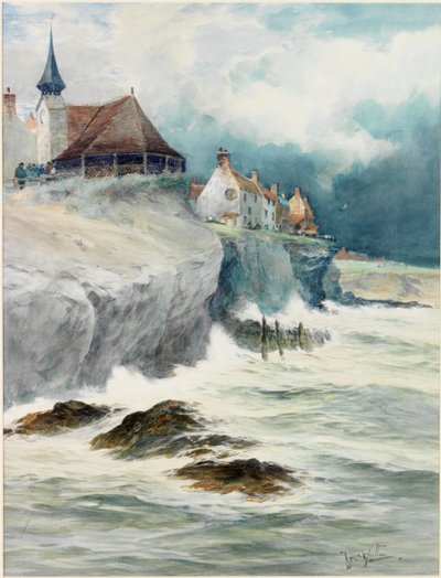 Cullercoats (lyijykynä, wc ja vartaloväri paperille) tekijältä Thomas Swift Hutton