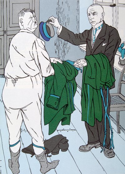 Karikatyyri Adolf Hitleristä, 1924. tekijältä Thomas Theodor Heine