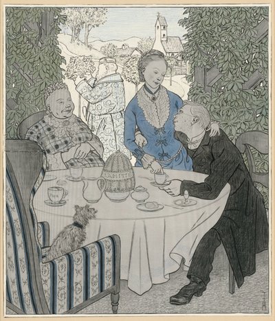 Saarnaajan virkaan ehdokas (Kuvia perhe-elämästä, nro 13) tekijältä Thomas Theodor Heine