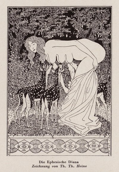 ਇਫੇਸੀਅਨ ਡਾਇਨਾ (ਲਿਥੋ) ਫਿਨਿਸ਼ tekijältä Thomas Theodor Heine