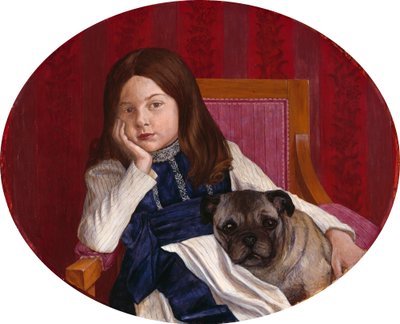 Johanna, taiteilijan tytär mopsiineen tekijältä Thomas Theodor Heine