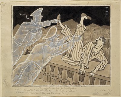 Kuolleet kenraalit kummittelevat Berchtesgadenissa tekijältä Thomas Theodor Heine