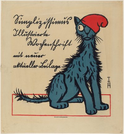 Werbeplakat für den Simplicissimus tekijältä Thomas Theodor Heine
