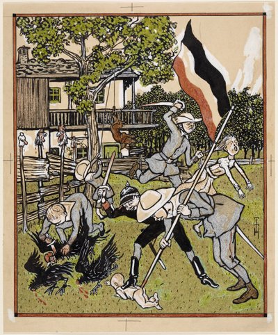 Kuten muinaiset lauloivat; Simplicissimus V/22 tekijältä Thomas Theodor Heine