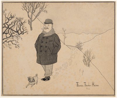 Winterspaziergang tekijältä Thomas Theodor Heine