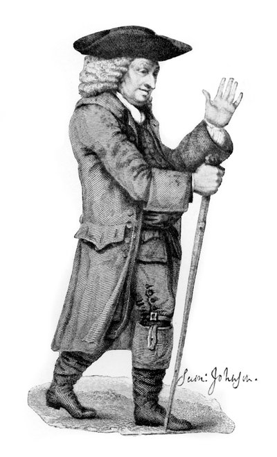 Dr Johnson, englantilainen kirjailija, 1912 tekijältä Thomas Trotter