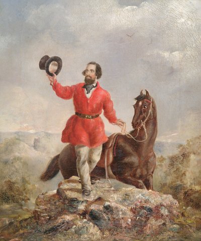 herra E.H. Hargraves, Australian kultalöytäjä, 1851 tekijältä Thomas Tyrwhitt Balcombe