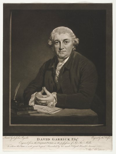 David Garrick, 1779. tekijältä Thomas Watson