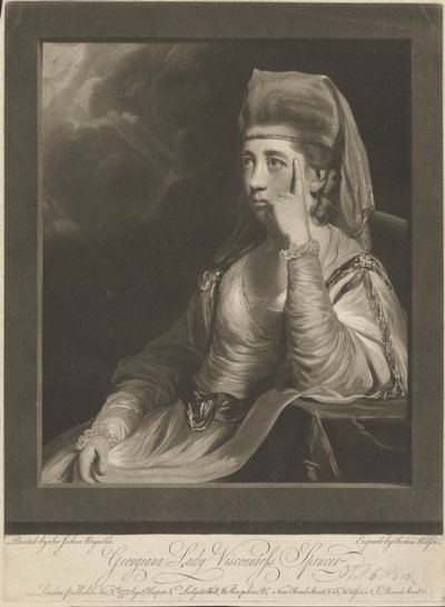 Margaret Georgiana Spencer (os. Poyntz), kreivitär Spencer tekijältä Thomas Watson