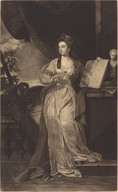 Lady Broughton tekijältä Thomas Watson after Sir Joshua Reynolds