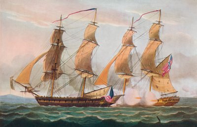 Prikkien kaksintaistelu, c1817 tekijältä Thomas Whitcombe