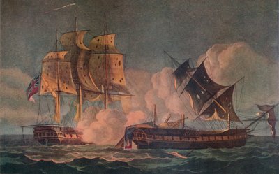 Capture of the Forte, c1800 tekijältä Thomas Whitcombe