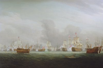Taistelu loistavasta kesäkuun ensimmäisestä päivästä 1794 tekijältä Thomas Whitcombe