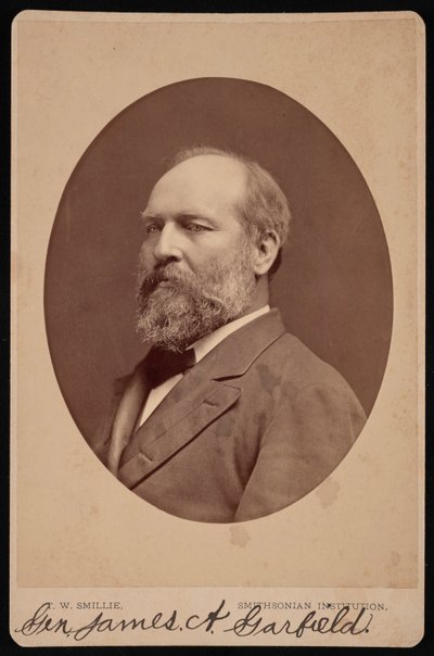James Abram Garfieldin muotokuva 1831-1881, kesäkuu 1880. tekijältä Thomas William Smillie