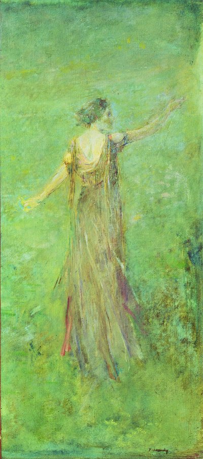 Kesäkuu, noin 1920 (öljy kankaalle) tekijältä Thomas Wilmer Dewing
