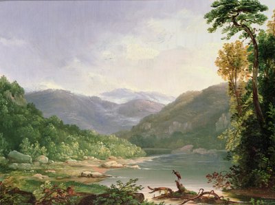 Kentucky-joki, lähellä Dic-jokea tekijältä Thomas Worthington Whittredge