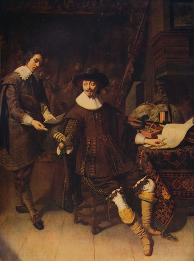 Constantijn Huygens ja hänen virkailijansa, 1627, n. 1915 tekijältä Thomas de Keyser