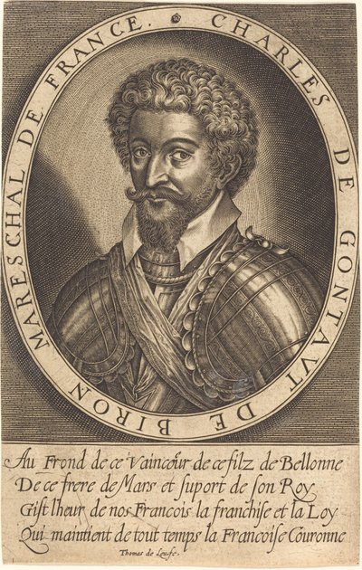 Charles de Gontaut, Bironin herttua tekijältä Thomas de Leu