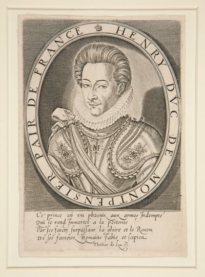 Henri de Bourbon, Montpensierin herttua tekijältä Thomas de Leu