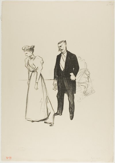 Vihdoinkin yksin! tekijältä Théophile Alexandre Pierre Steinlen