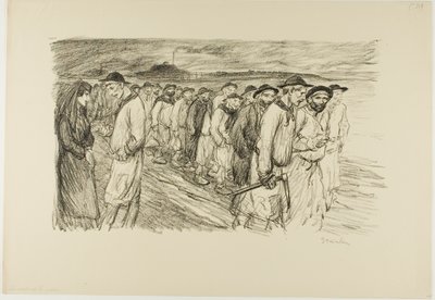 Tulossa ulos kaivoksesta tekijältä Théophile Alexandre Pierre Steinlen