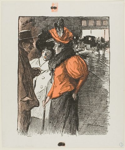 Keskustelu tekijältä Théophile Alexandre Pierre Steinlen