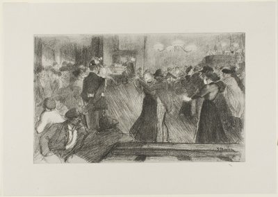 Tanssisali tekijältä Théophile Alexandre Pierre Steinlen