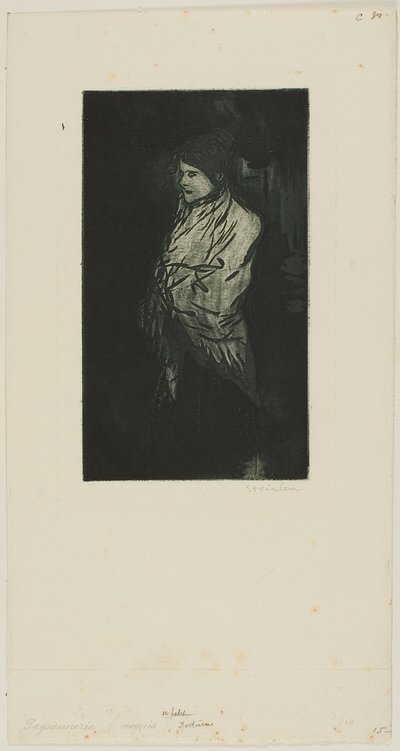 Ensimmäinen pieni yö pala tekijältä Théophile Alexandre Pierre Steinlen