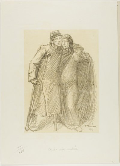 Haavoittuneiden auttaminen tekijältä Théophile Alexandre Pierre Steinlen