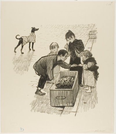 Yläluokka! tekijältä Théophile Alexandre Pierre Steinlen