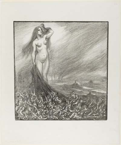 Kunnianosoitus Zolalle tekijältä Théophile Alexandre Pierre Steinlen