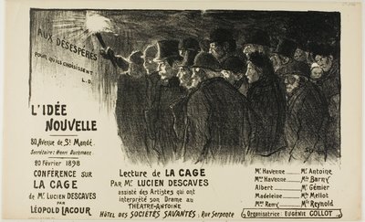 Uusi idea tekijältä Théophile Alexandre Pierre Steinlen