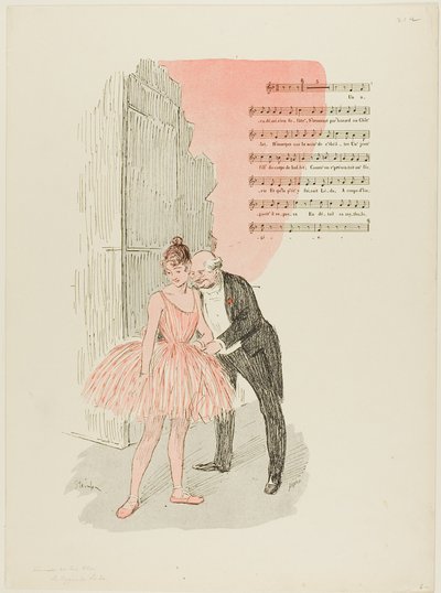 Leda ja joutsen tekijältä Théophile Alexandre Pierre Steinlen