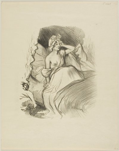 Pieni ruusuke tekijältä Théophile Alexandre Pierre Steinlen