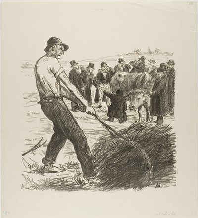 Maitolehmä tekijältä Théophile Alexandre Pierre Steinlen