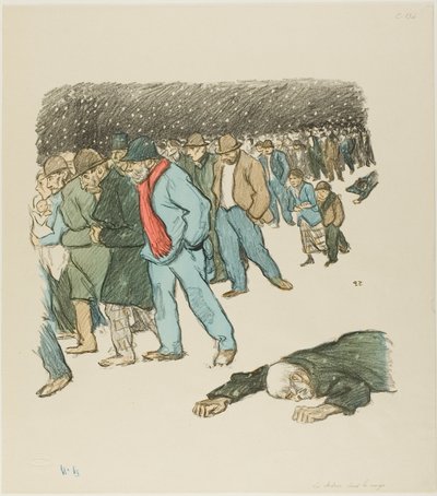 Kurjuus lumen alla tekijältä Théophile Alexandre Pierre Steinlen