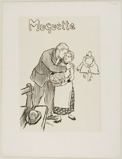 Muguette tekijältä Théophile Alexandre Pierre Steinlen