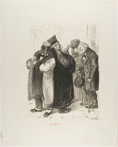 Yksi ryöstää lain puolella tekijältä Théophile Alexandre Pierre Steinlen