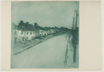 Tie kylän läpi tekijältä Théophile Alexandre Pierre Steinlen
