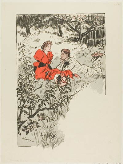 Kevät tekijältä Théophile Alexandre Pierre Steinlen