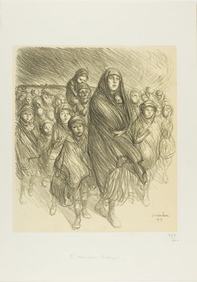 Belgian maastapako tekijältä Théophile Alexandre Pierre Steinlen