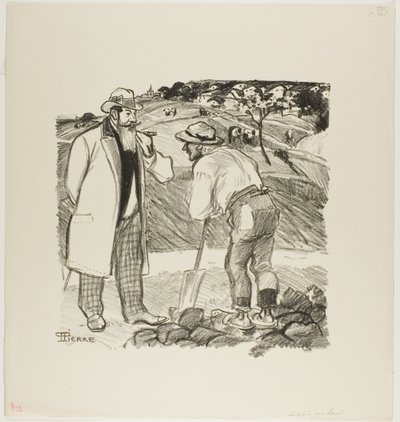 Kenttätarkastaja tekijältä Théophile Alexandre Pierre Steinlen