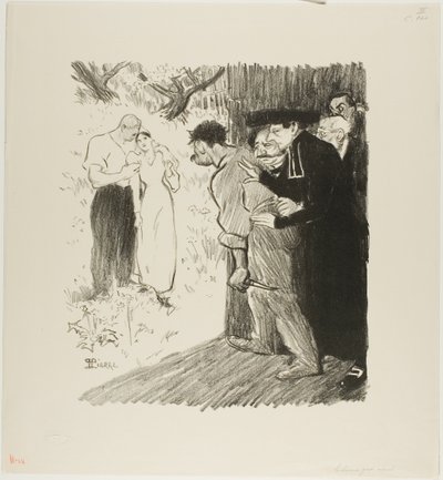 Viimeinen väijytys tekijältä Théophile Alexandre Pierre Steinlen
