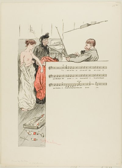 Pieni malli tekijältä Théophile Alexandre Pierre Steinlen