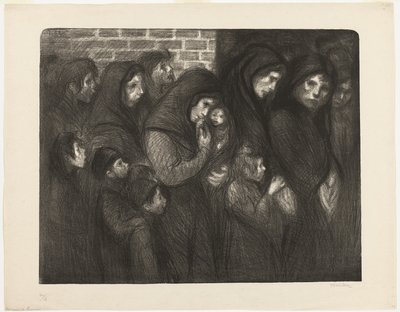 Courrièresin lesket tekijältä Théophile Alexandre Pierre Steinlen