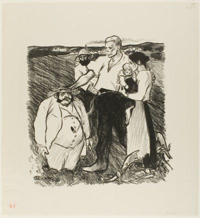 Huomenna! tekijältä Théophile Alexandre Pierre Steinlen